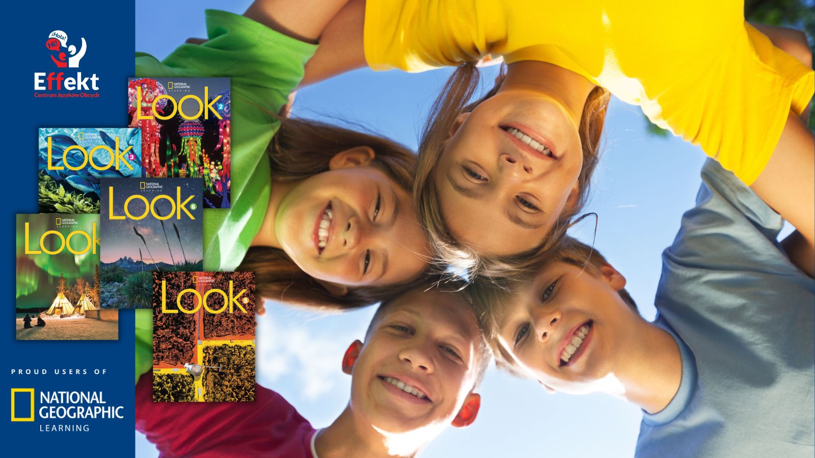 Angielski dla dzieci na kursach w CJO EFFEKT korzystających z podręcznika Look pomaga odkrywać świat i czerpać radość z nauki